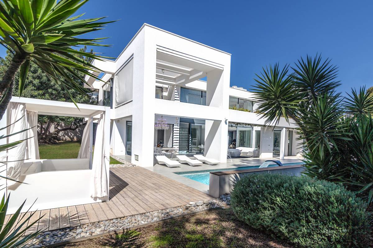Haus ansicht pool garten Portals Nous