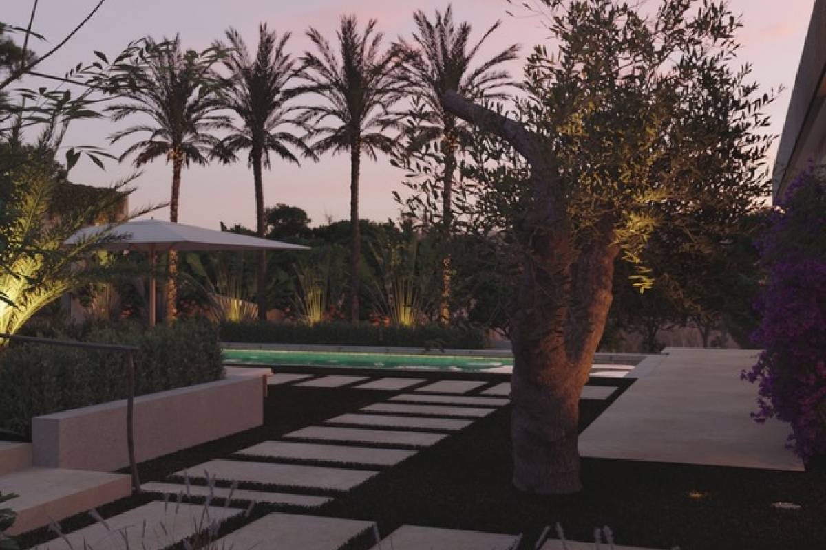 Night shoot pool Bendinat
