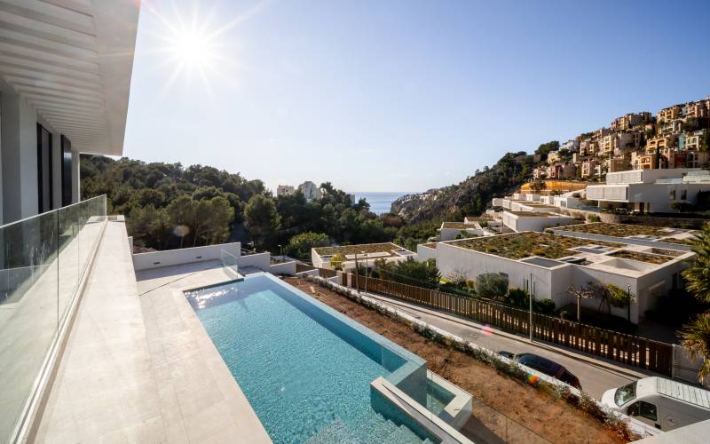 Fantastic villa in Cala Llamp with sea views for sale in Mallorca