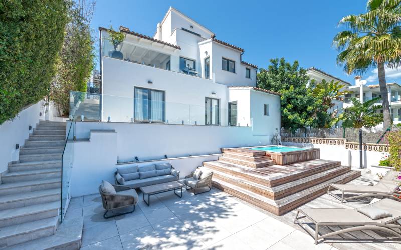 Reformed villa in the centre of Portals Nous village for sale in Mallorca