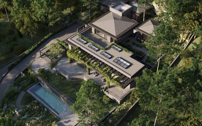Uniquely designed, Balinese-style villa in Sta Ponsa Golf for sale in Mallorca